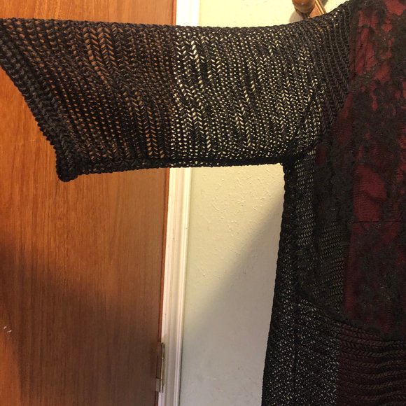 MODLAND PARIS BLACK EVENING CARDIGAN - Picture 8 of 9